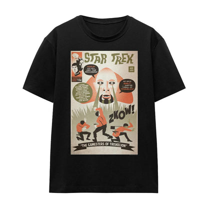 Black - Front - Star Trek Unisex Adult The Original Series Episode 45 T-Shirt