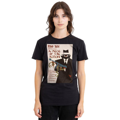 Black - Side - Star Trek Unisex Adult The Original Series Episode 46 T-Shirt