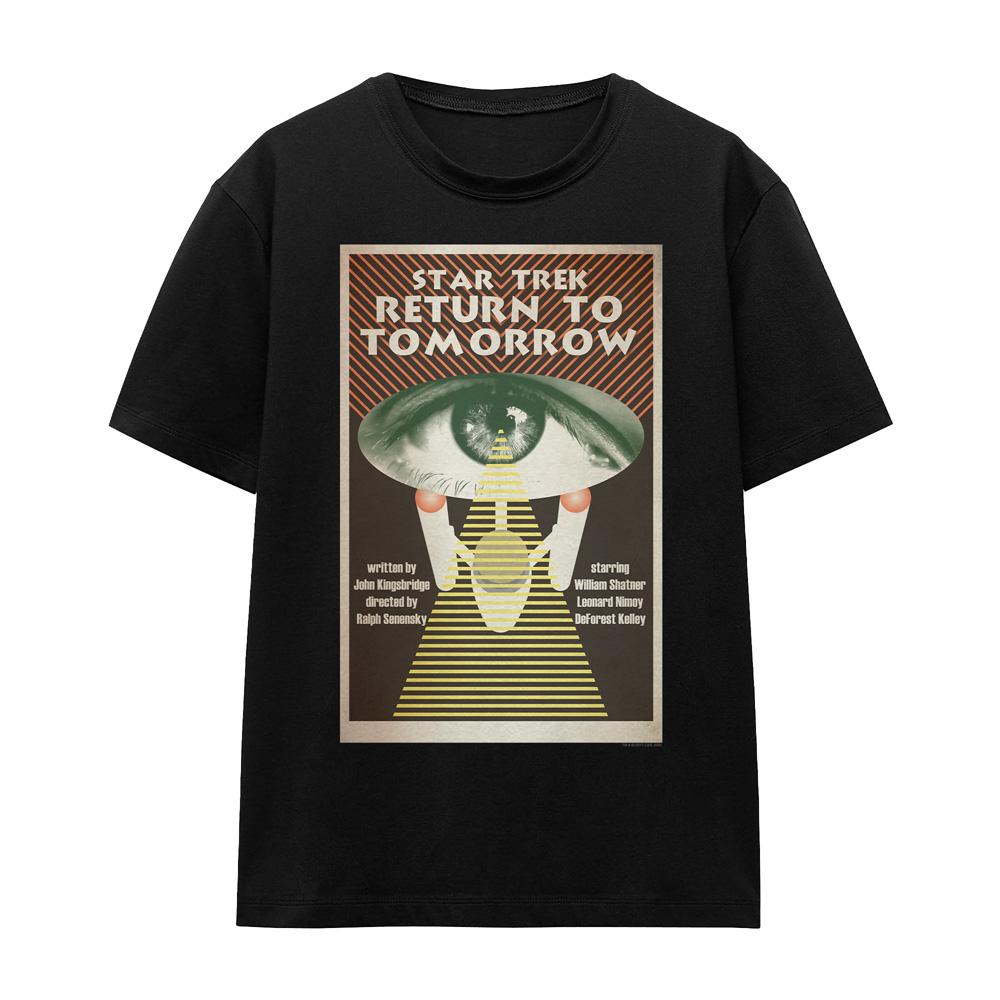 Black - Front - Star Trek Unisex Adult The Original Series Episode 49 T-Shirt
