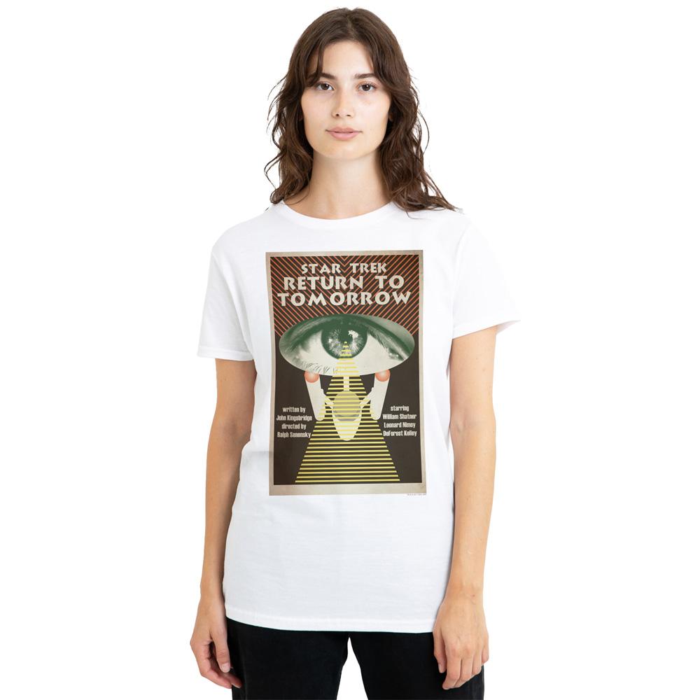 White - Side - Star Trek Unisex Adult The Original Series Episode 49 T-Shirt
