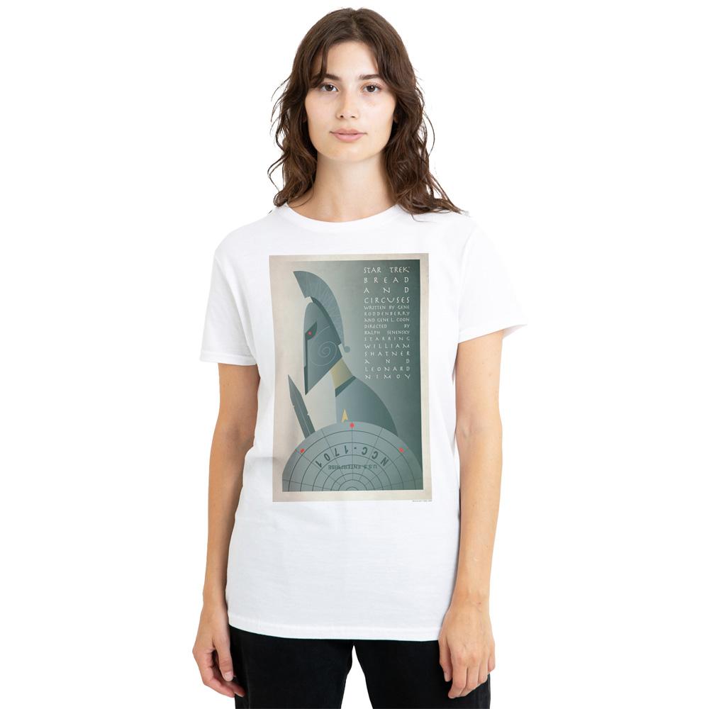 White - Side - Star Trek Unisex Adult The Original Series Episode 54 T-Shirt