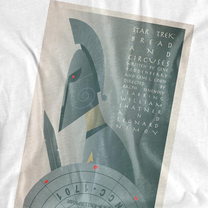 White - Pack Shot - Star Trek Unisex Adult The Original Series Episode 54 T-Shirt