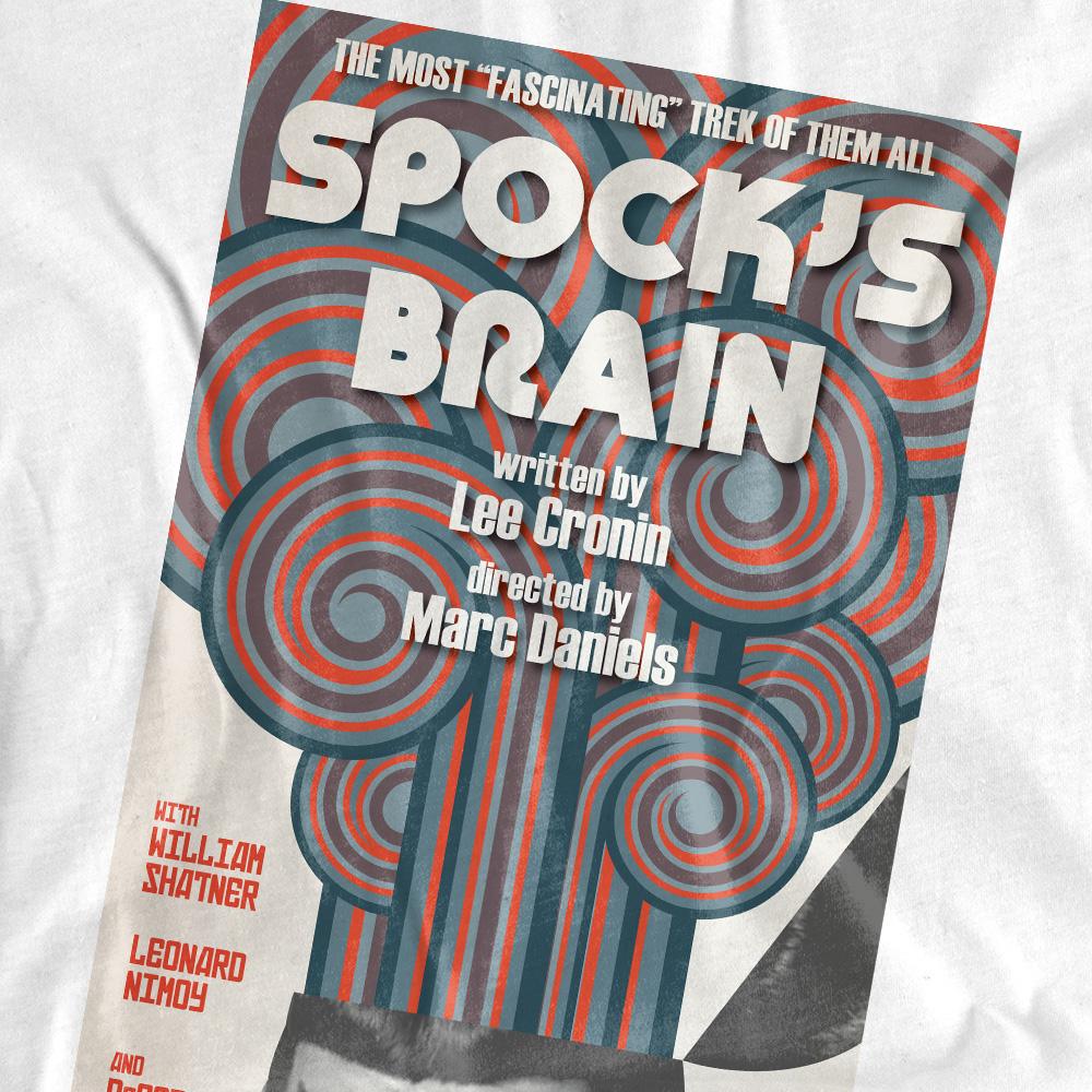 White - Pack Shot - Star Trek Unisex Adult The Original Series Episode 56 T-Shirt