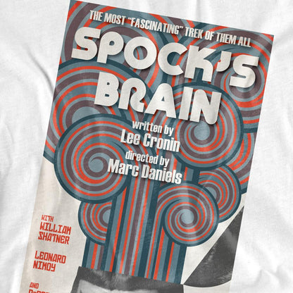 White - Pack Shot - Star Trek Unisex Adult The Original Series Episode 56 T-Shirt