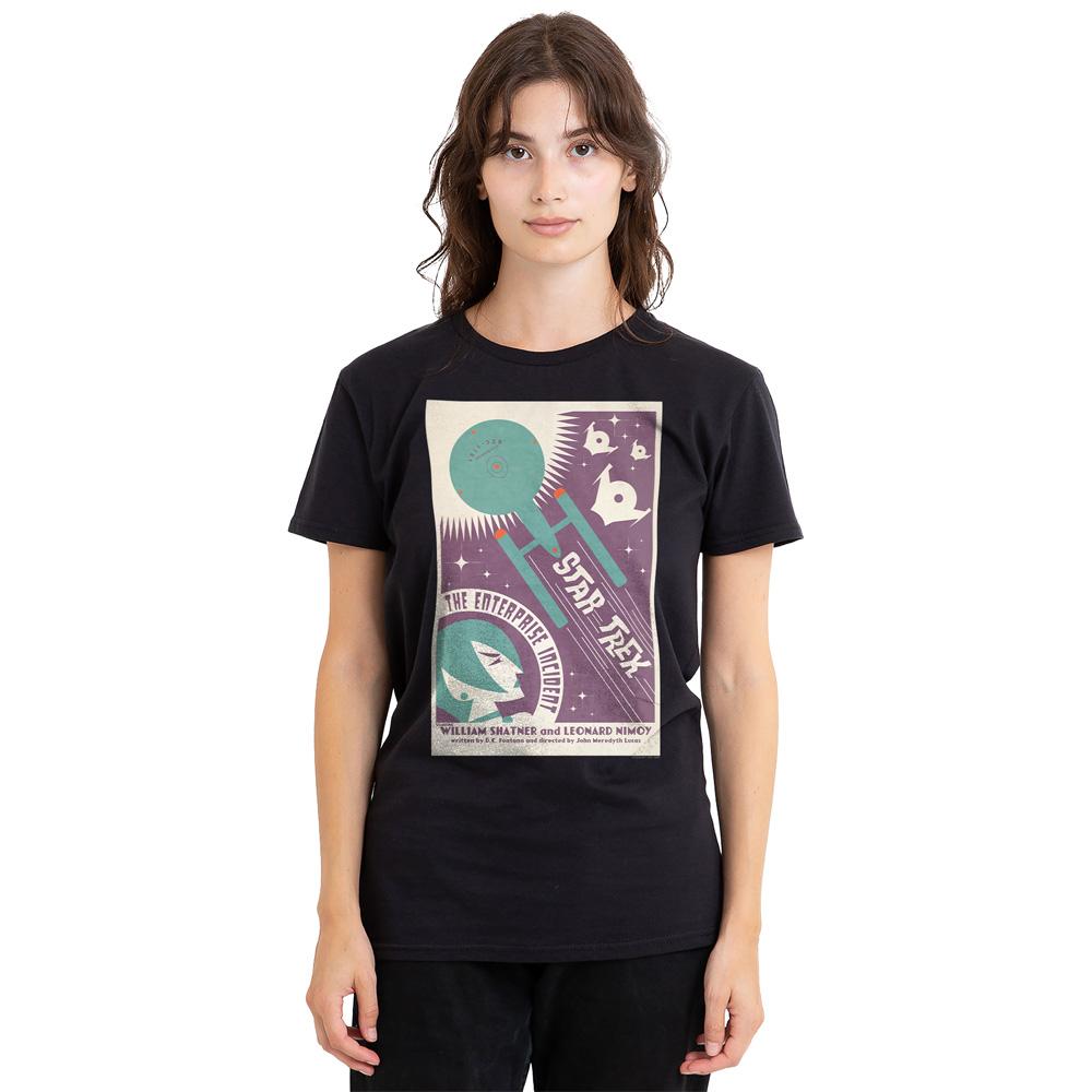 Black - Side - Star Trek Unisex Adult The Original Series Episode 57 T-Shirt