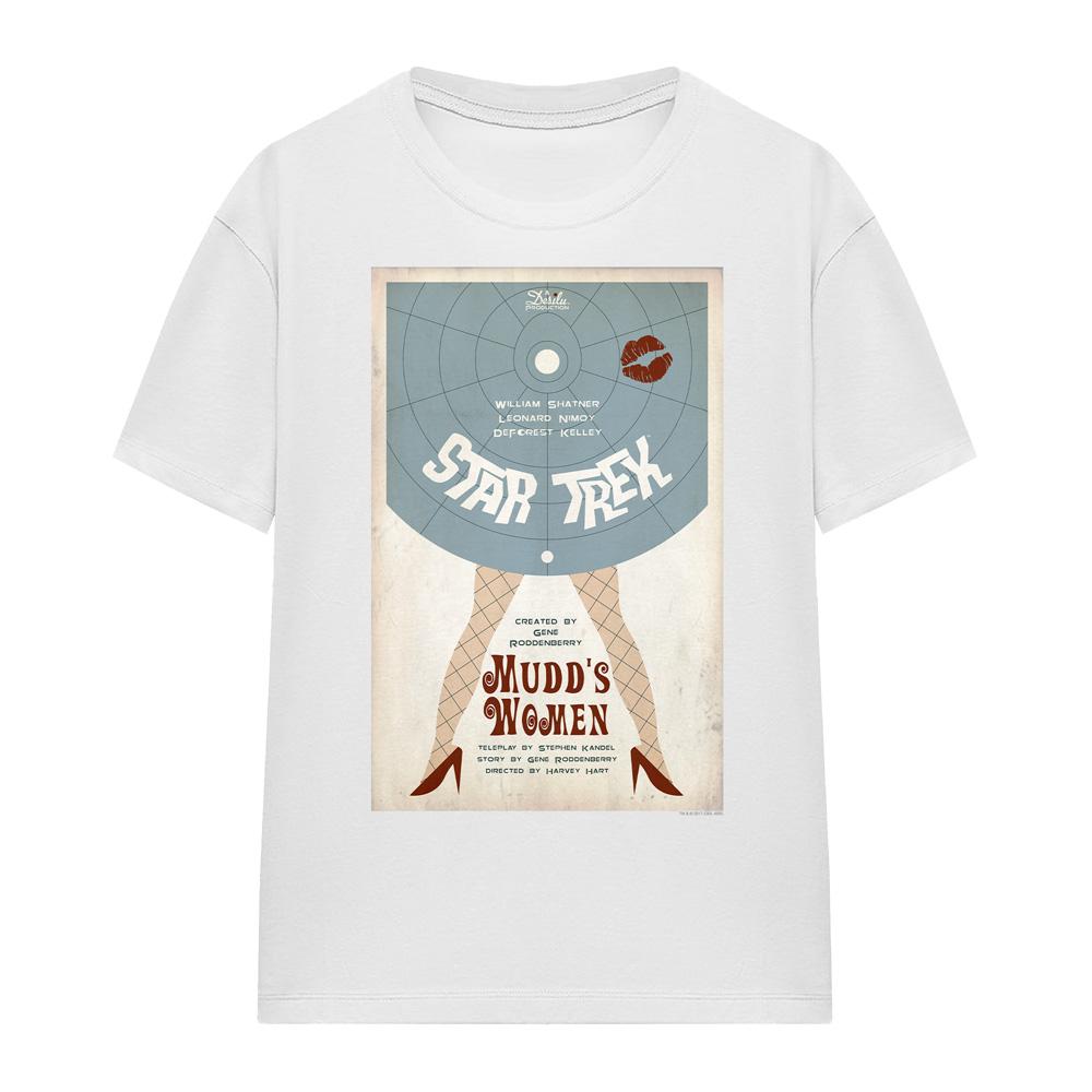 White - Front - Star Trek Unisex Adult The Original Series Episode 6 T-Shirt