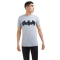 Sports Grey - Side - Batman Mens Mono Marl T-Shirt