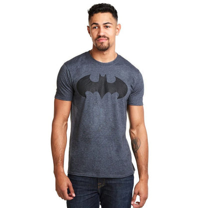 Dark Heather - Side - Batman Mens Mono Heather T-Shirt