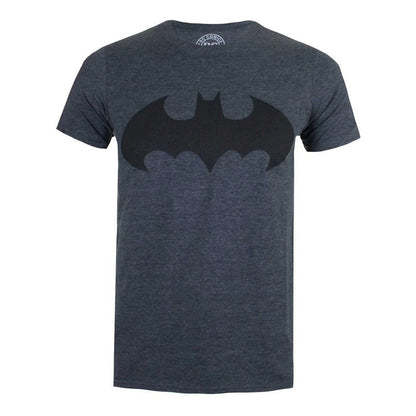 Dark Heather - Front - Batman Mens Mono Heather T-Shirt