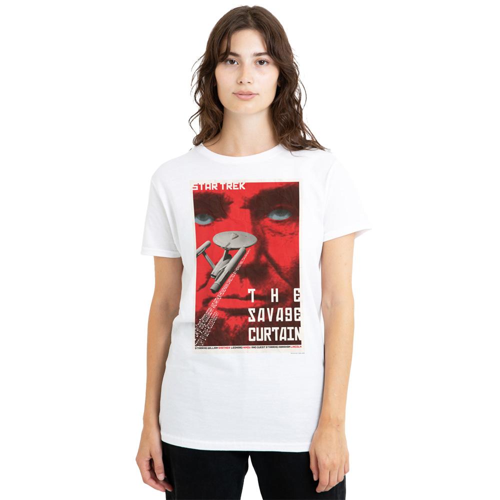 White - Side - Star Trek Unisex Adult The Original Series Episode 77 T-Shirt