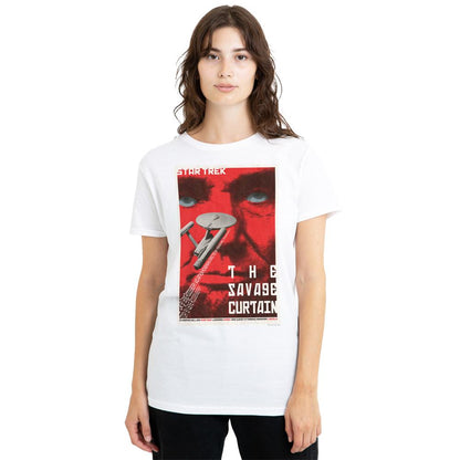 White - Side - Star Trek Unisex Adult The Original Series Episode 77 T-Shirt
