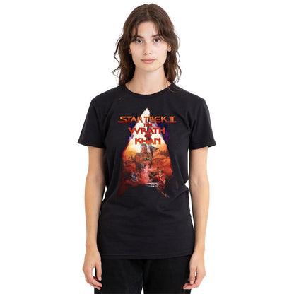 Black - Lifestyle - Star Trek Unisex Adult The Wrath of Khan Poster T-Shirt