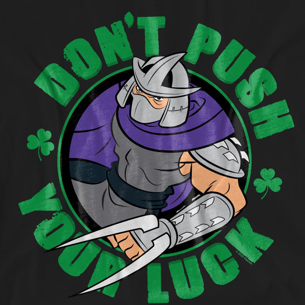 Black - Pack Shot - Teenage Mutant Ninja Turtles Unisex Adult Luck Shredder St Patricks Day T-Shirt