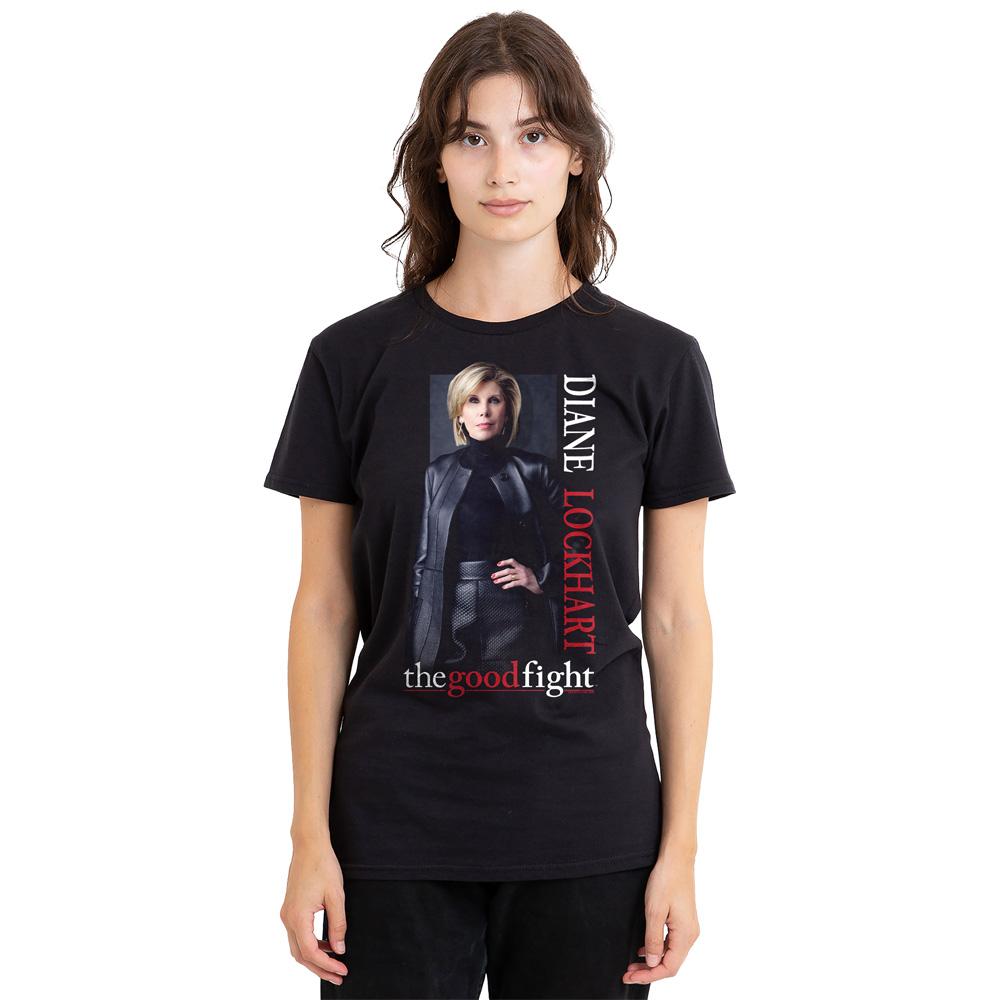 Black - Side - The Good Fight Unisex Adult Diane T-Shirt
