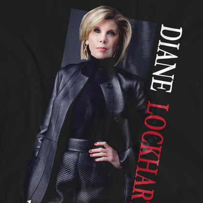 Black - Pack Shot - The Good Fight Unisex Adult Diane T-Shirt