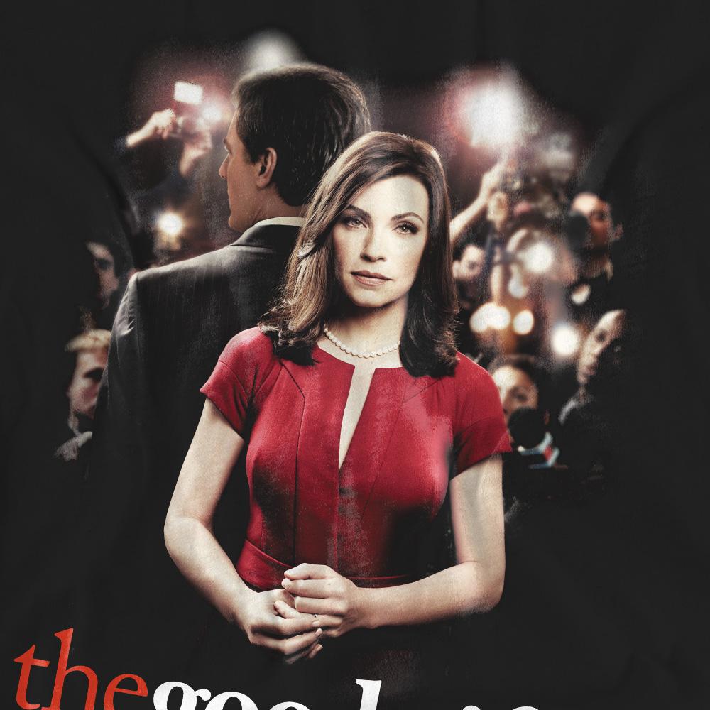 Black - Pack Shot - The Good Wife Unisex Adult Bad Press T-Shirt