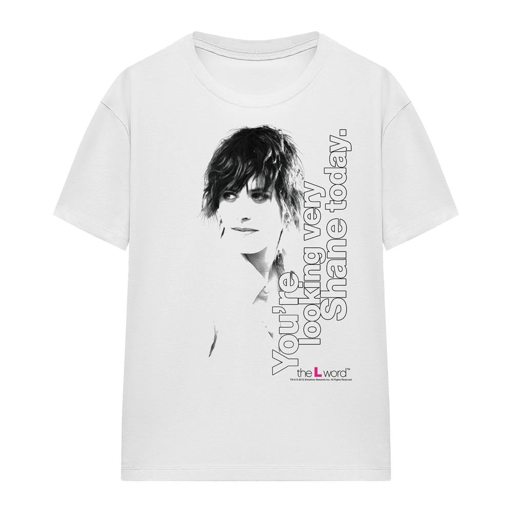 White - Front - The L Word Unisex Adult Looking Shane Today T-Shirt