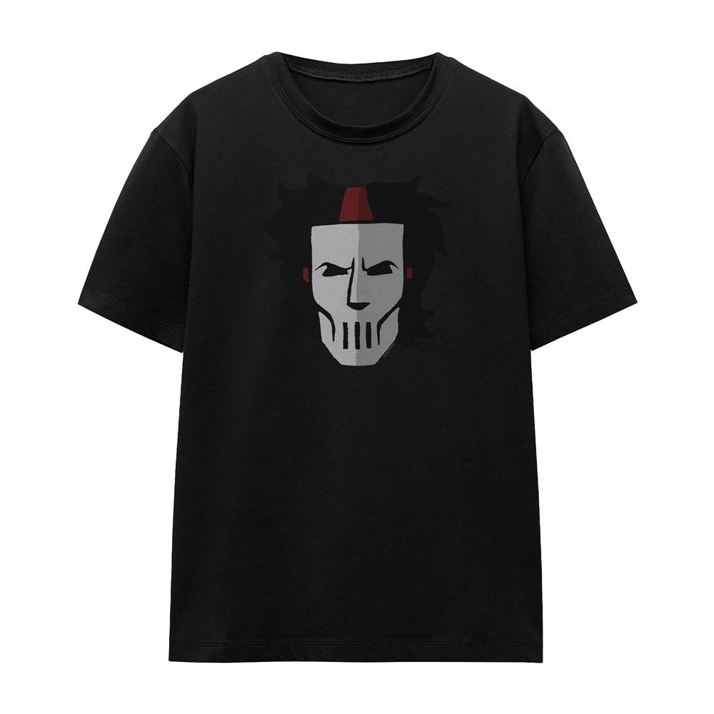 Black - Front - Teenage Mutant Ninja Turtles Unisex Adult Casey Jones Mask T-Shirt