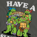 Charcoal - Pack Shot - Teenage Mutant Ninja Turtles Unisex Adult Have A Slice Day T-Shirt