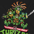 Black - Pack Shot - Teenage Mutant Ninja Turtles Unisex Adult Manga Turtles T-Shirt
