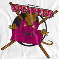 White - Pack Shot - Teenage Mutant Ninja Turtles Unisex Adult Radical Rat Splinter T-Shirt