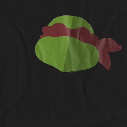 Black - Pack Shot - Teenage Mutant Ninja Turtles Unisex Adult Raphael Face T-Shirt