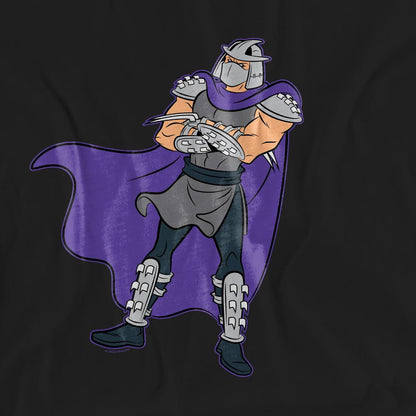 Black - Pack Shot - Teenage Mutant Ninja Turtles Unisex Adult Shredder T-Shirt