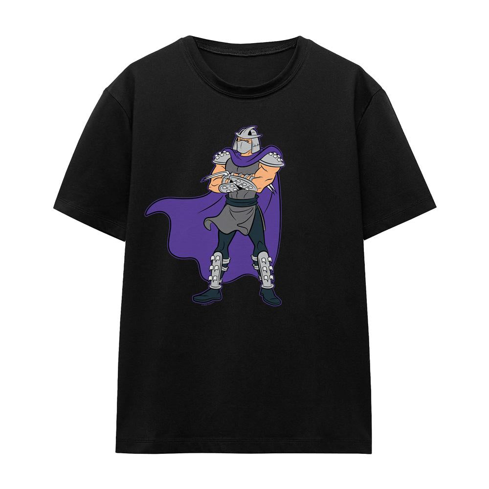 Black - Front - Teenage Mutant Ninja Turtles Unisex Adult Shredder T-Shirt