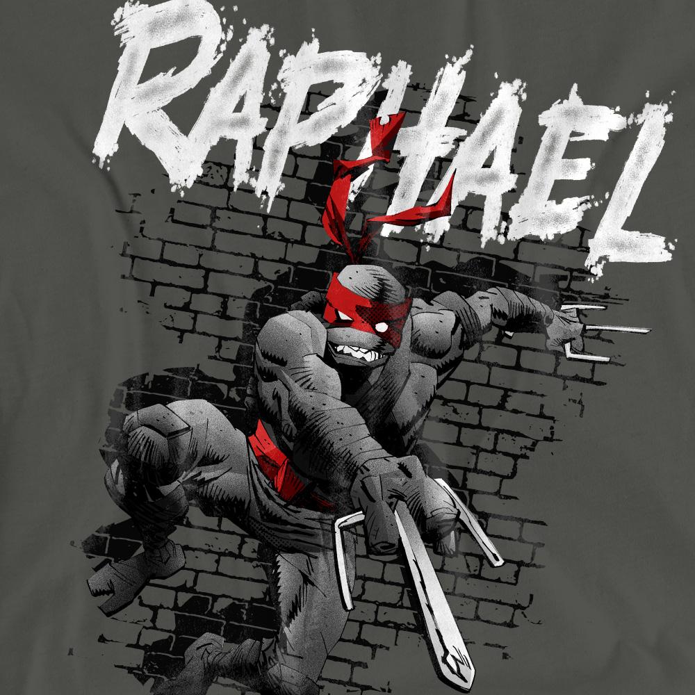 Charcoal - Pack Shot - Teenage Mutant Ninja Turtles Unisex Adult Raphael T-Shirt