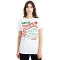 White - Lifestyle - Teenage Mutant Ninja Turtles Unisex Adult Turtles Pizza T-Shirt