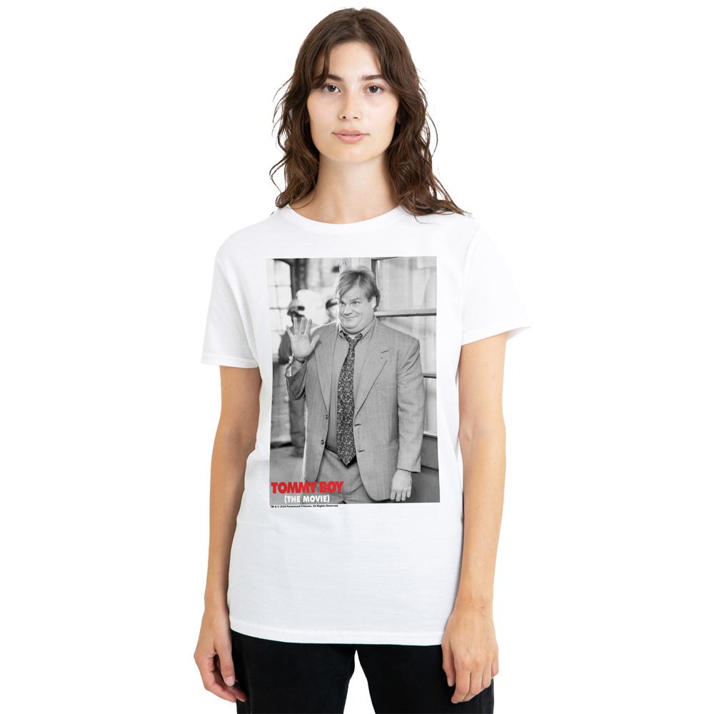 White - Side - Tommy Boy Unisex Adult Square T-Shirt