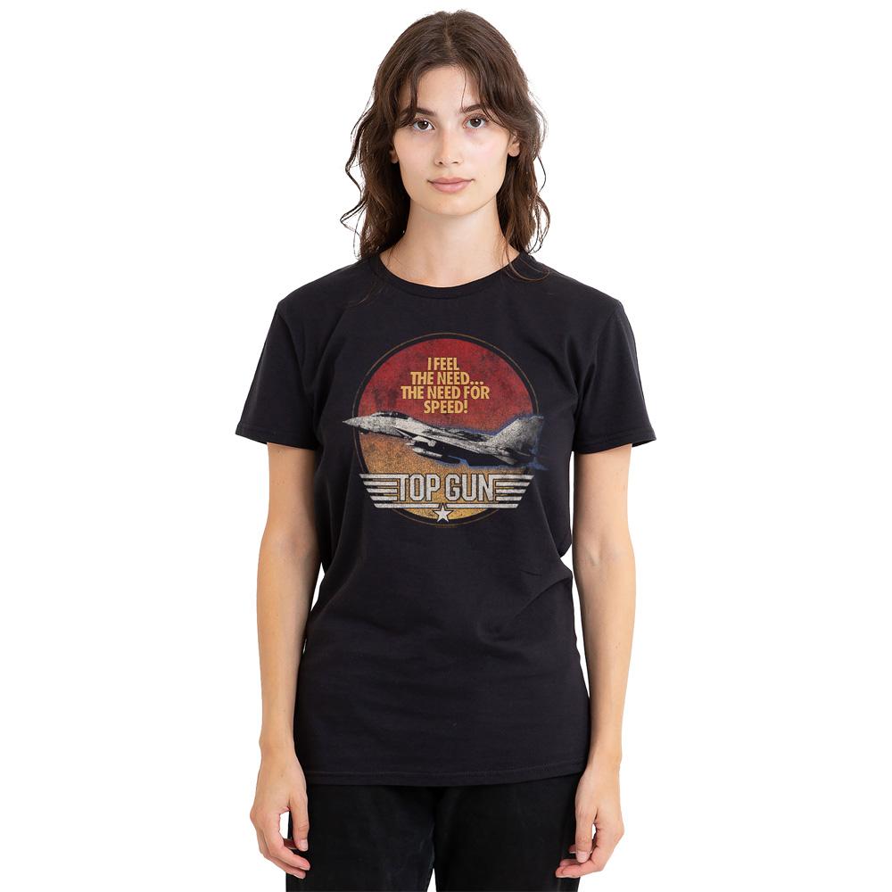 Black - Lifestyle - Top Gun Unisex Adult Fighter T-Shirt