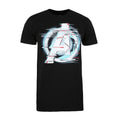 Black - Front - Avengers Endgame Mens Quantum Logo T-Shirt