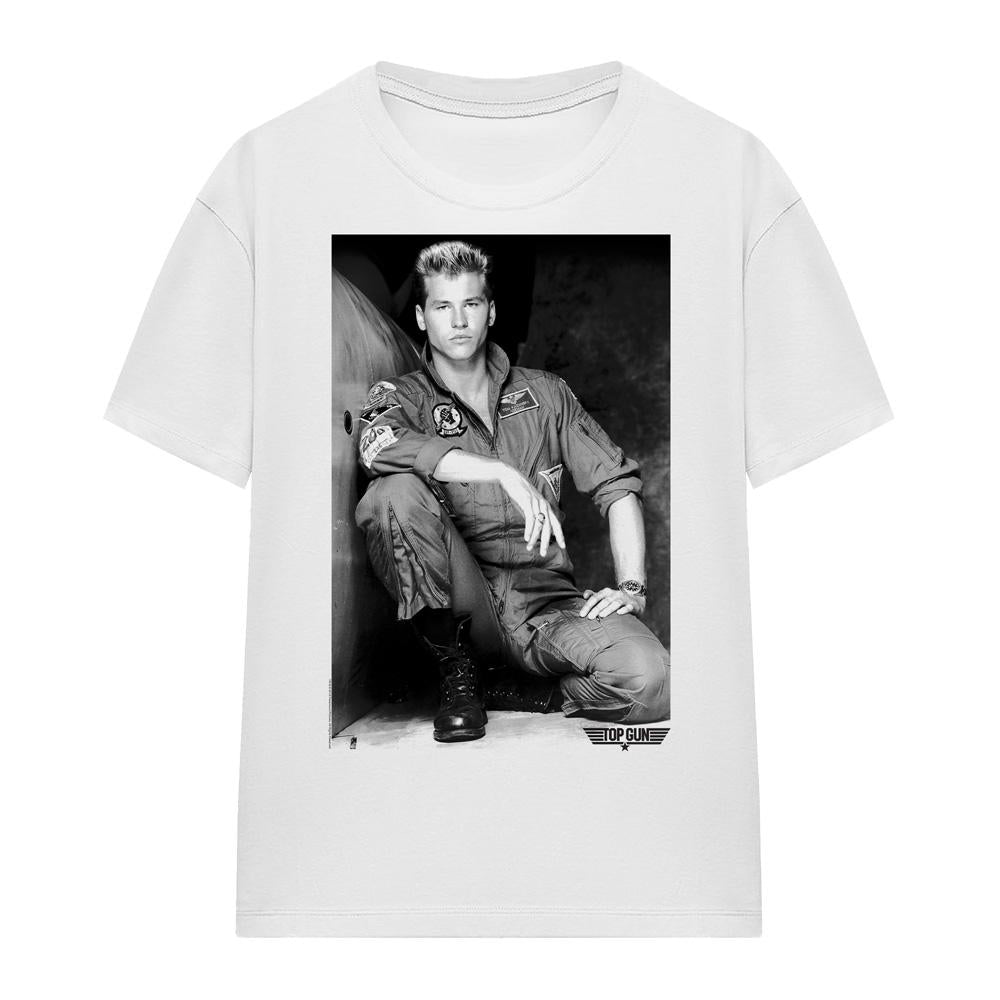 White - Front - Top Gun Unisex Adult Fresh Ice T-Shirt