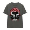 Charcoal - Front - Top Gun Unisex Adult Goose Helmet T-Shirt