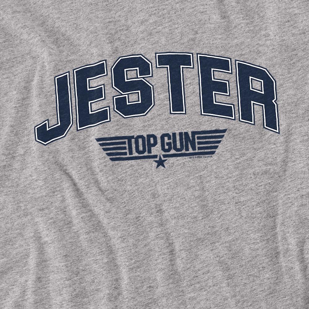 Athletic Heather - Back - Top Gun Unisex Adult Jester Varsity T-Shirt