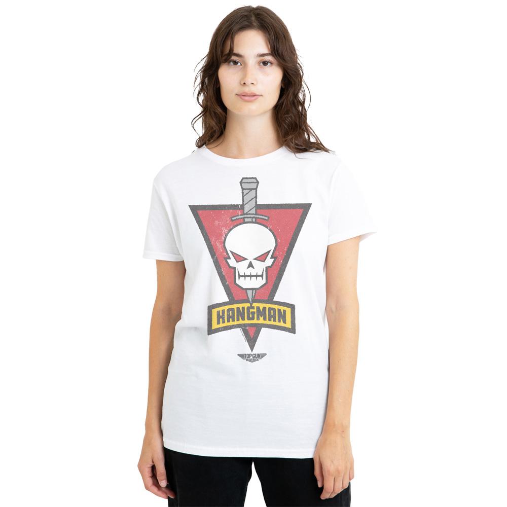 White - Side - Top Gun: Maverick Unisex Adult Hangman Call Sign T-Shirt