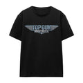 Black - Front - Top Gun: Maverick Unisex Adult Logo T-Shirt