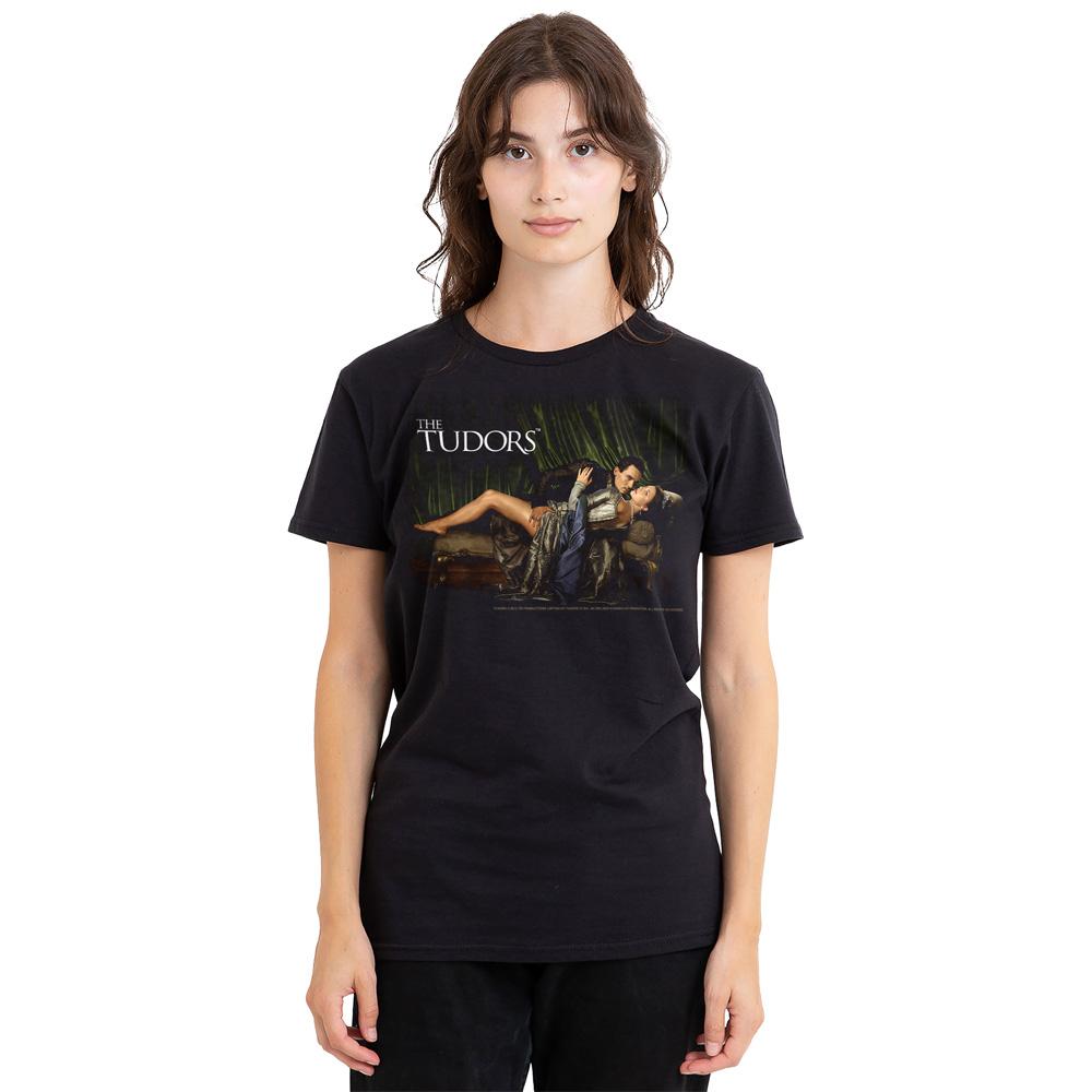 Black - Side - The Tudors Unisex Adult The King And His Queen T-Shirt