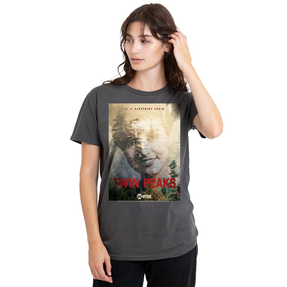 Charcoal - Lifestyle - Twin Peaks Unisex Adult Laura Palmer T-Shirt