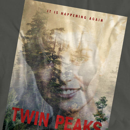 Charcoal - Side - Twin Peaks Unisex Adult Laura Palmer T-Shirt
