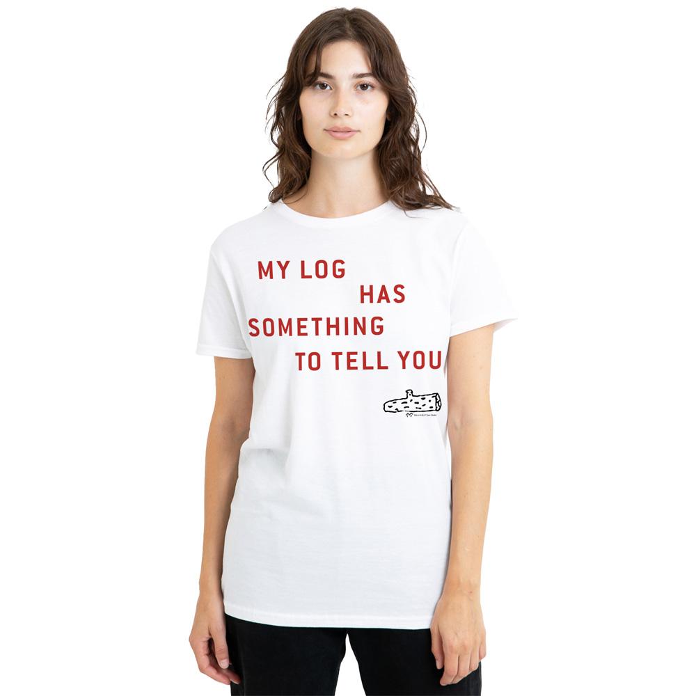 White - Side - Twin Peaks Unisex Adult My Log T-Shirt