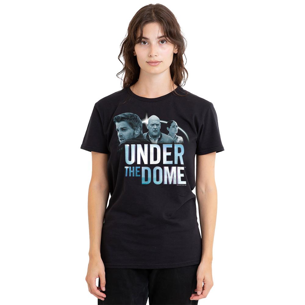 Black - Side - Under the Dome Unisex Adult Character Art T-Shirt