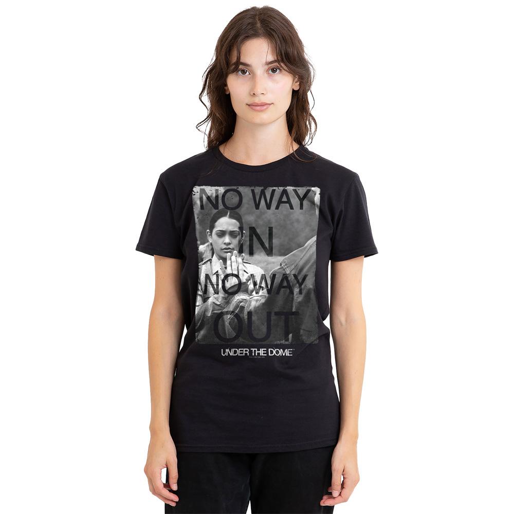 Black - Side - Under the Dome Unisex Adult Trapped T-Shirt