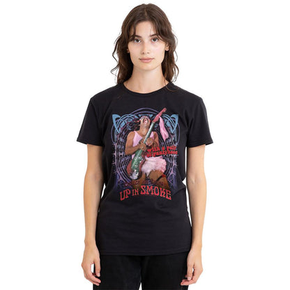 Black - Side - Cheech & Chong Unisex Adult Up In Smoke Pantyhose T-Shirt