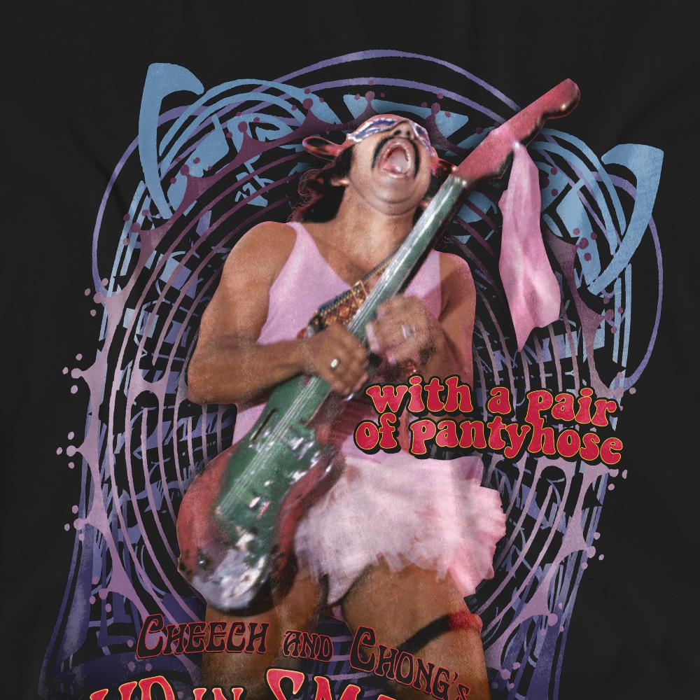 Black - Pack Shot - Cheech & Chong Unisex Adult Up In Smoke Pantyhose T-Shirt