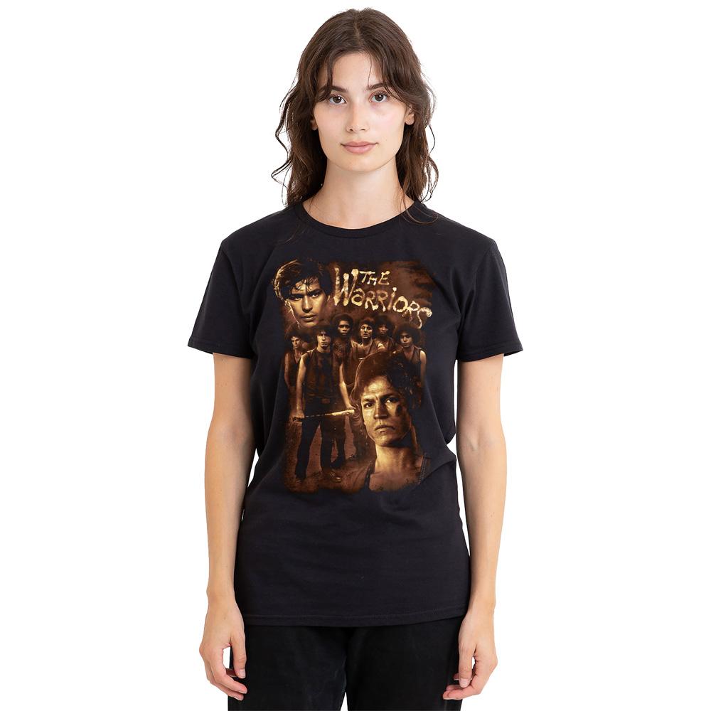Black - Side - The Warriors Unisex Adult 9 Warriors T-Shirt