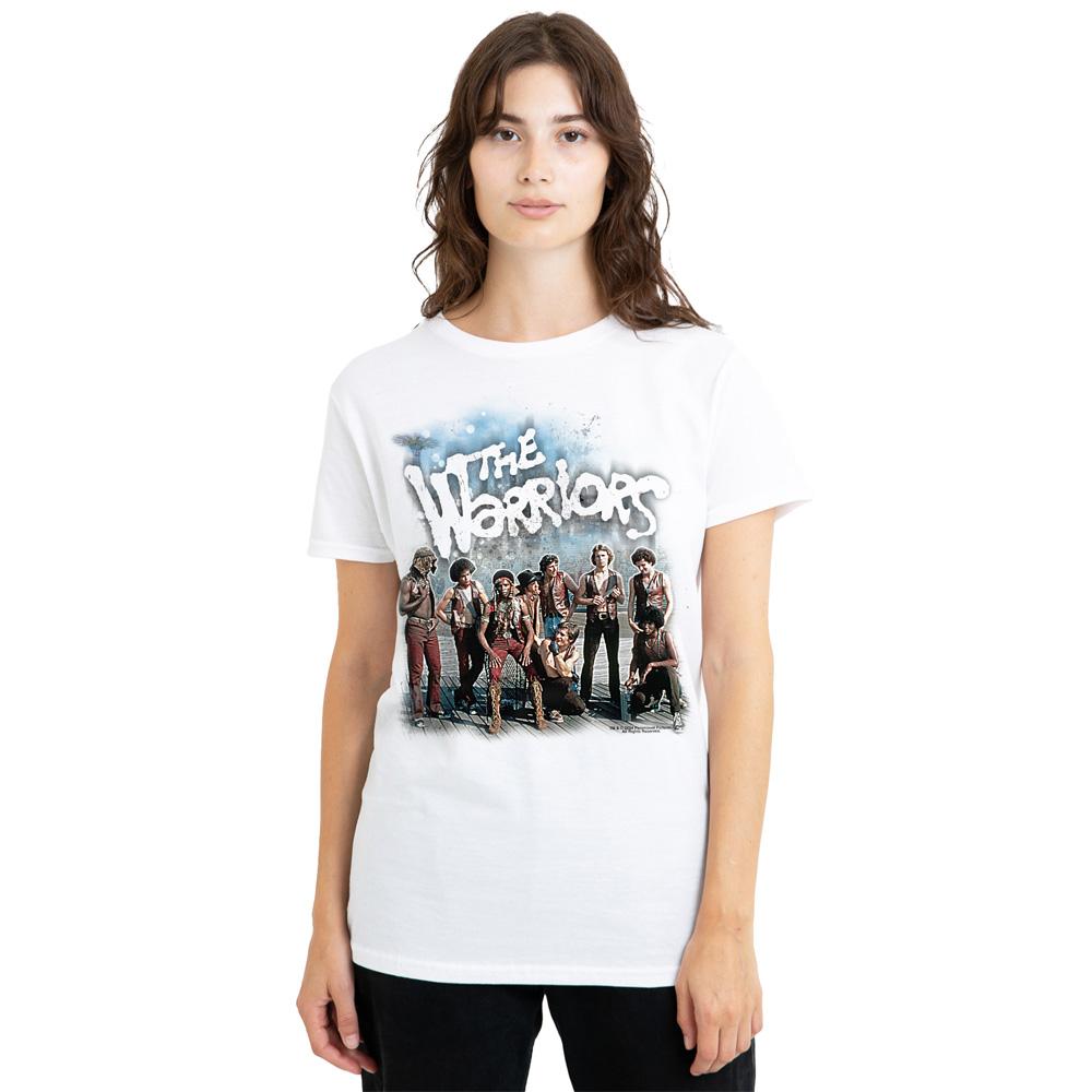 White - Side - The Warriors Unisex Adult Amusement T-Shirt