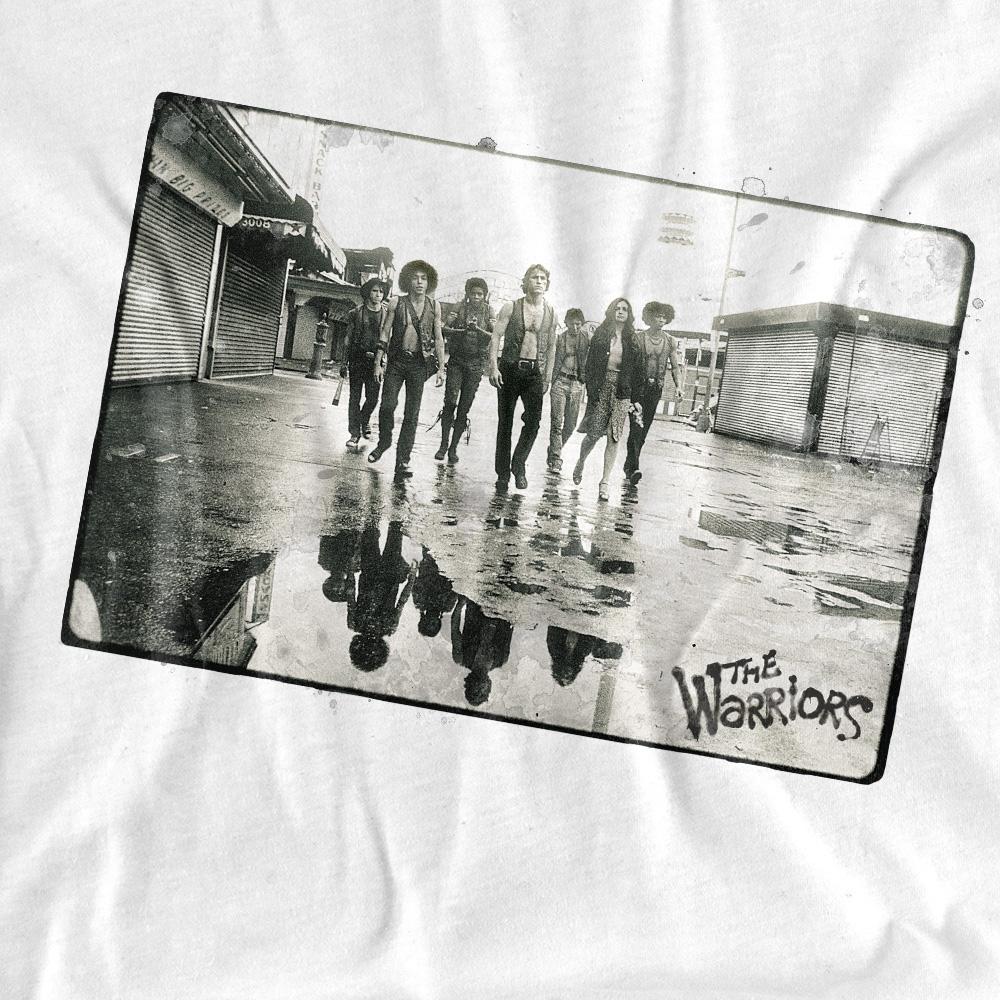 White - Pack Shot - The Warriors Unisex Adult Rolling Deep T-Shirt