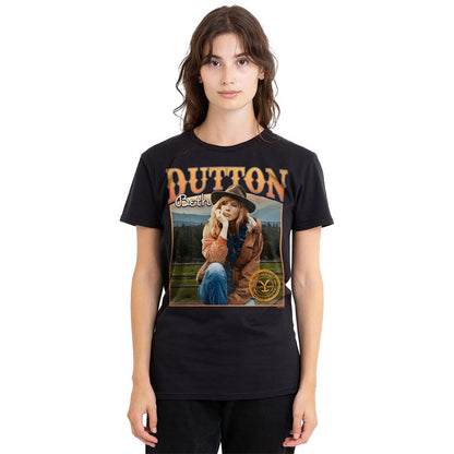 Black - Lifestyle - Yellowstone Unisex Adult Thoughts Beth Dutton T-Shirt
